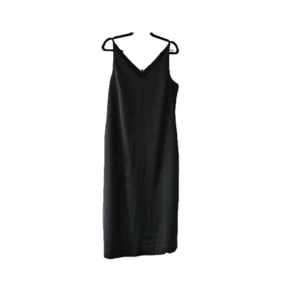 J. Crew 365 Size 14 Black Midi Slip Dress | Size 14